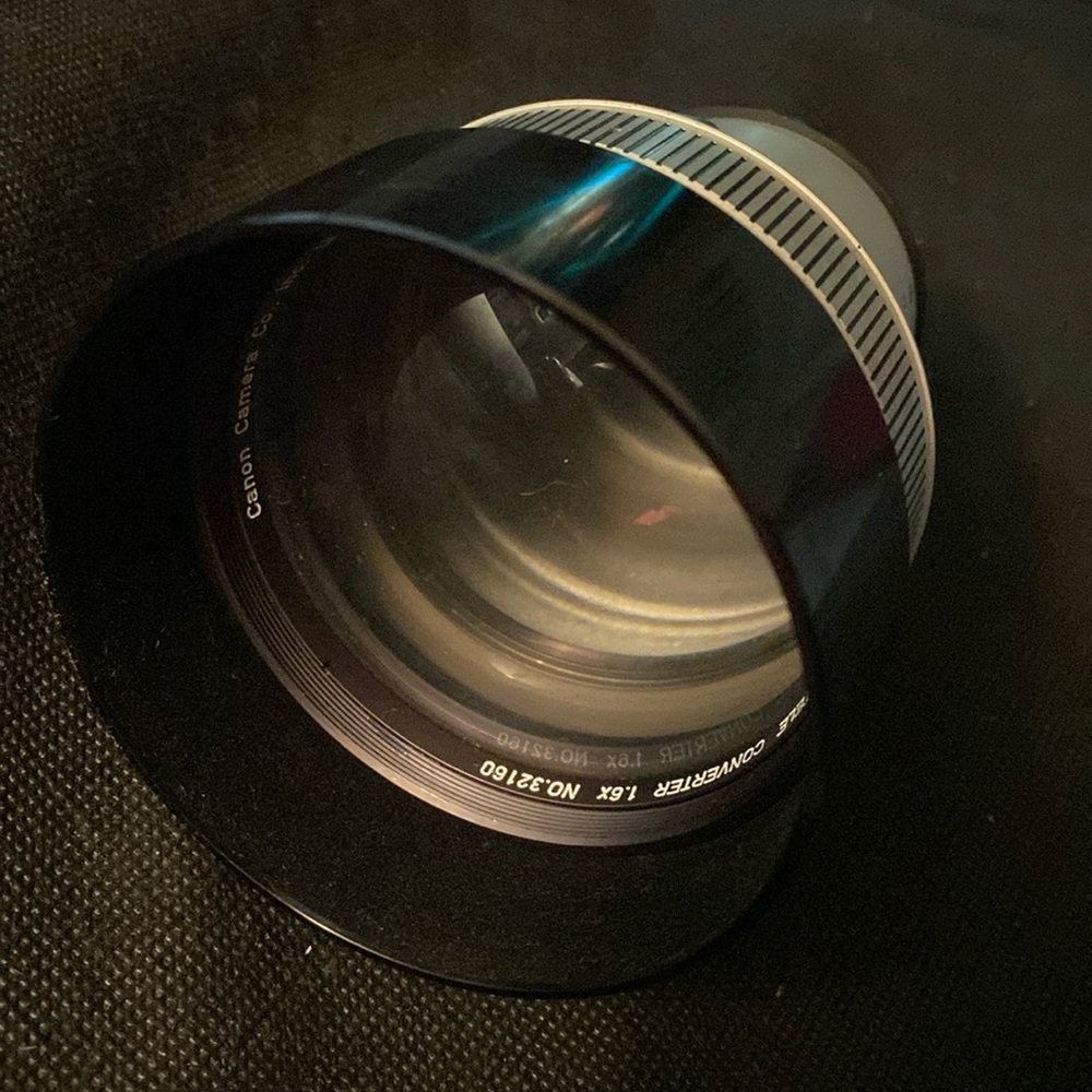 Vintage Canon C8 Tele-Converter with Leather Case